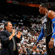 Stan Van Gundy and Dwight Howard (Kevin C. Cox/Getty Images)